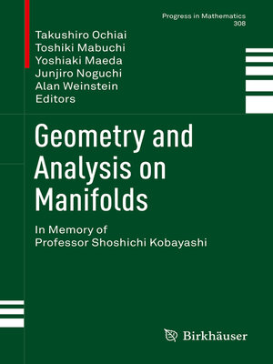 cover image of Geometry and Analysis on Manifolds